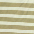 Beige Stripes Jersey Knit, Poly-Viscose, 180 gsm