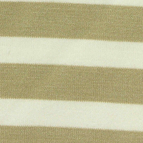 Beige Stripes Jersey Knit, Poly-Viscose, 180 gsm