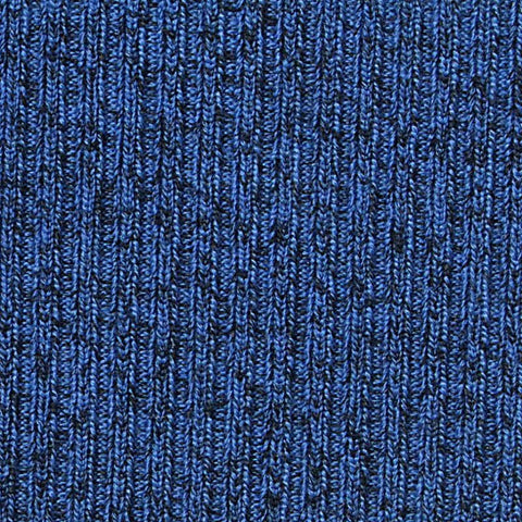 Blue Marl Rib Knit, 320 gsm
