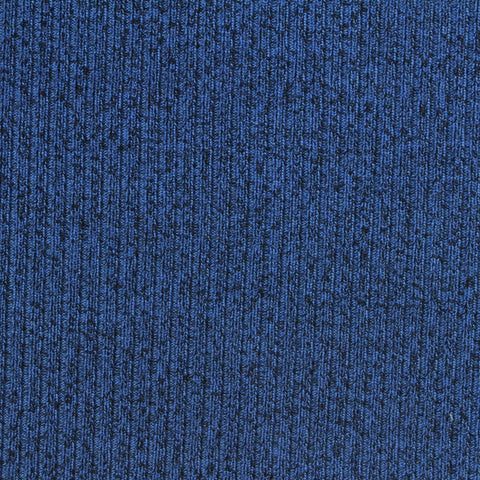 Blue Marl Rib Knit, 320 gsm