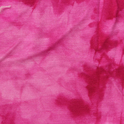 Pink Tie-Dye Jersey Knit, Viscose, 180 gsm, 160 cm