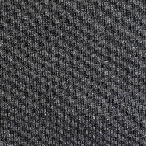 Brushed Polyester Stretch Scuba Knit Fabric, 270 gsm, 160 cm — Black