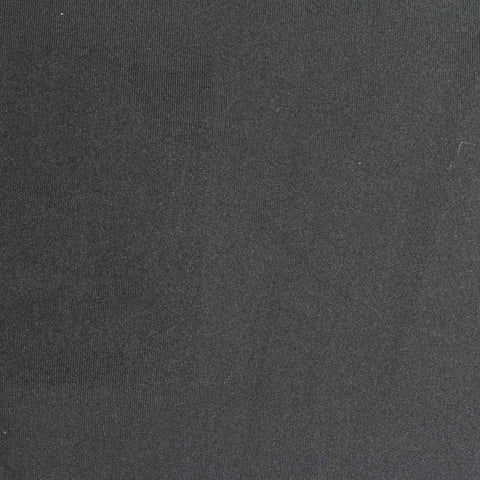 Polyester Stretch Sateen Fabric, 210 gsm, 155 cm — Black