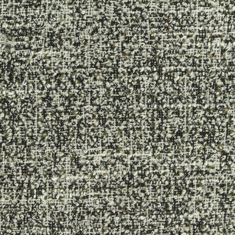 Black Marl Bouclé, Poly-Viscose