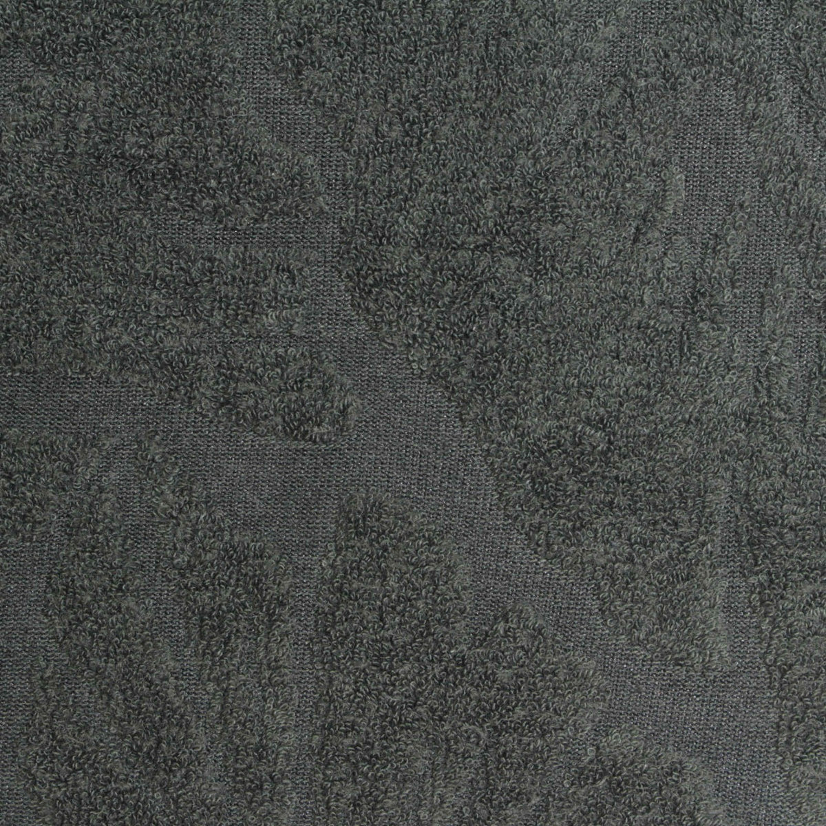 Dark Grey Abstract Jacquard, Poly-Cotton