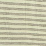 Beige Stripe Jersey Knit, Viscose