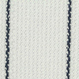 Cream Vertical-Stripe Warp Knit, Polyester — texture
