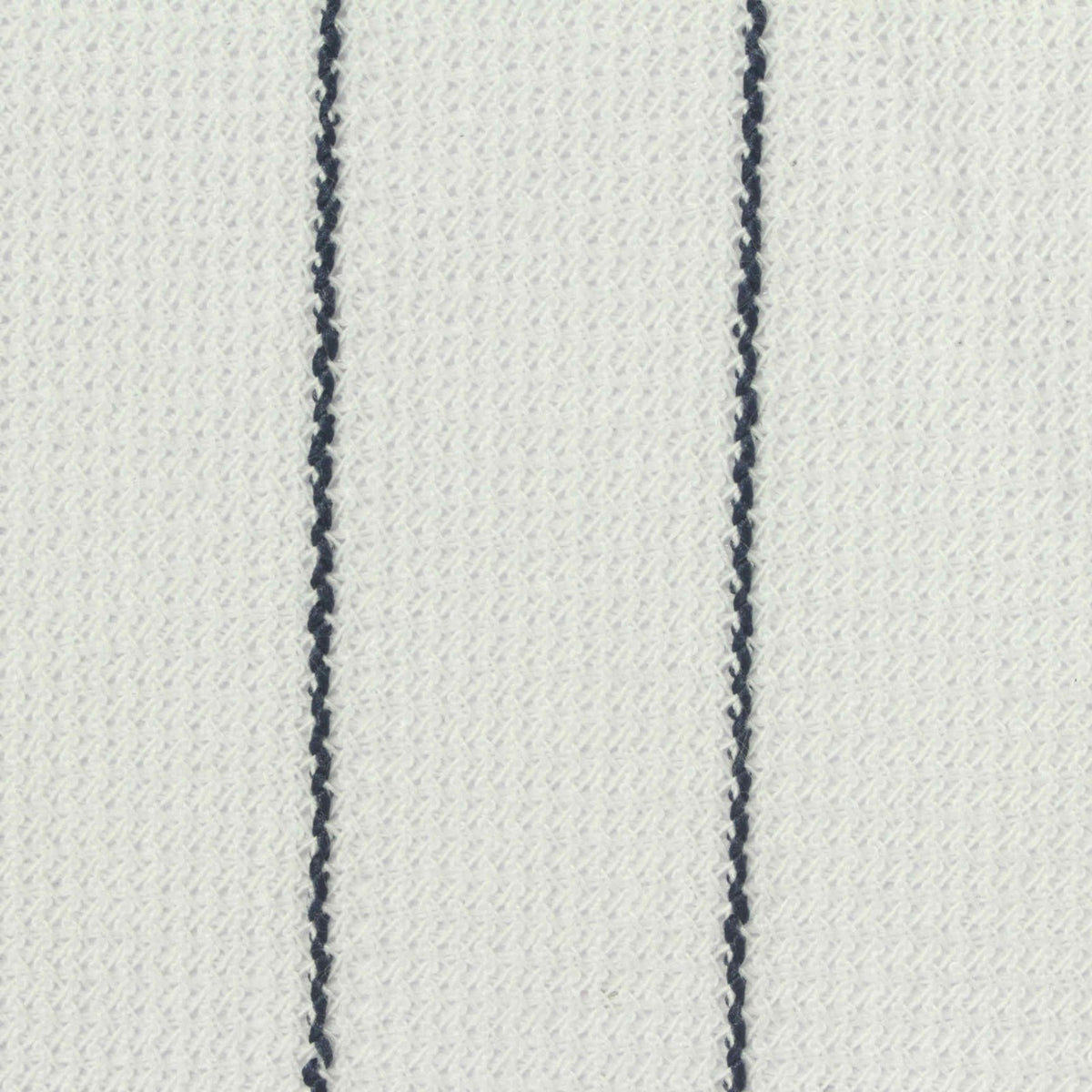 Cream Vertical-Stripe Warp Knit, Polyester, 190 gsm