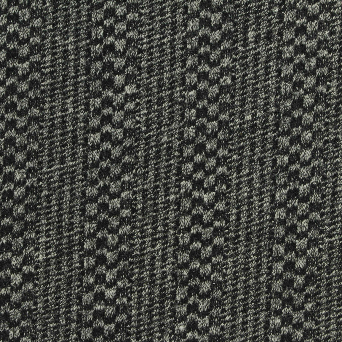 Black Squares Jacquard, Poly-Cotton