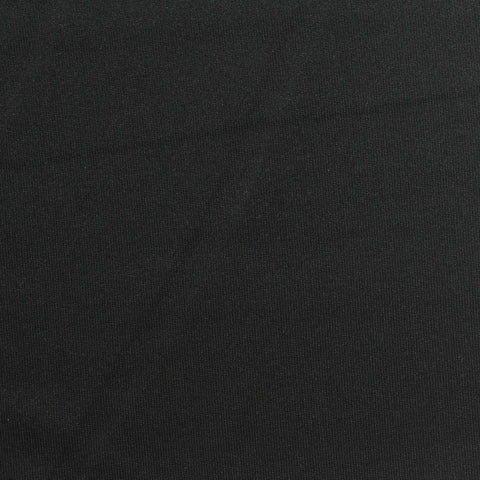 Polyester Stretch Scuba Knit Fabric, 280 gsm, 165 cm — Black, ref EF-260098