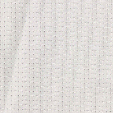 Polyester Stretch Birdseye Knit Fabric, 180 gsm, 175 cm — White