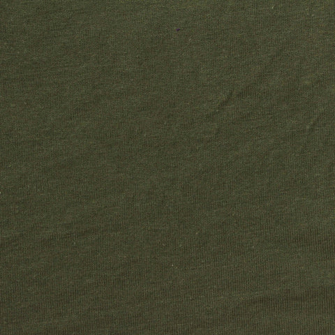 Cotton Polyester Jersey Knit Fabric, 135 gsm, 160 cm — Green