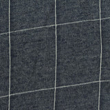 White Check Jersey Knit, Cotton-Poly