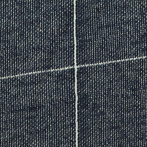 White Check Jersey Knit, Cotton-Poly