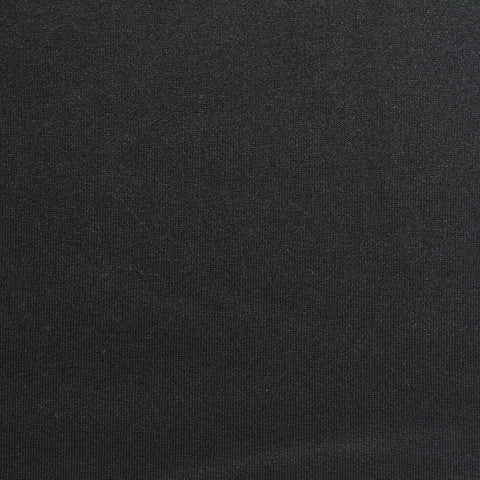 Nylon Viscose Stretch Scuba Knit Fabric, 258 gsm, 165 cm — Black