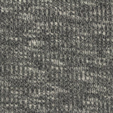 Grey Heather Rib Knit, Viscose-Poly