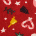 White Stars Fleece, Polyester, 160 gsm