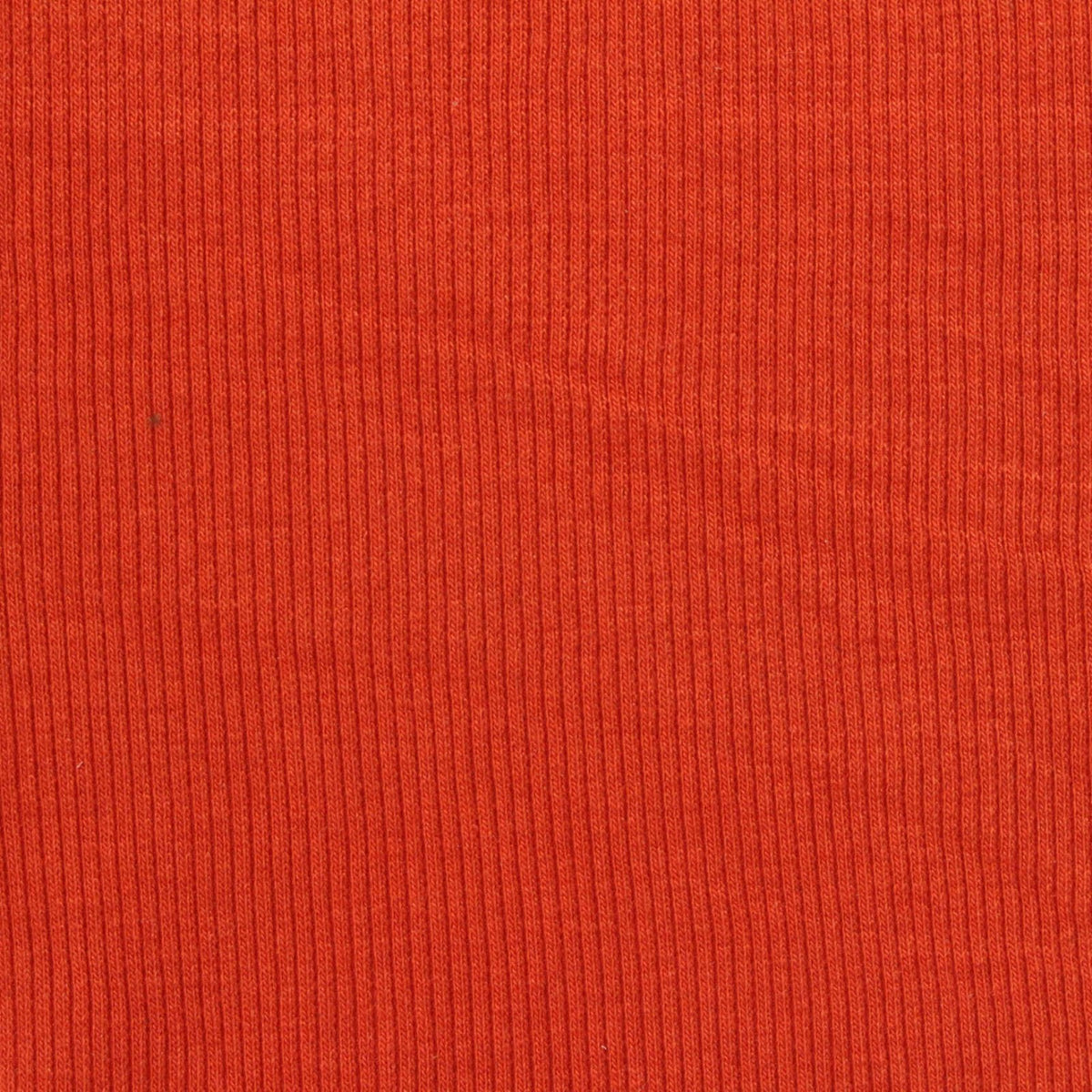 Cotton Polyester Stretch Rib Knit Fabric, 300 gsm, 110 cm — Orange