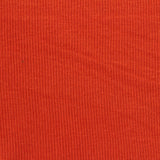 Cotton Polyester Stretch Rib Knit Fabric, 300 gsm, 110 cm — Orange