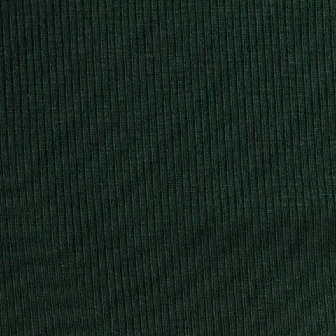 Polyester Stretch Rib Knit Fabric, 420 gsm, 120 cm — Green