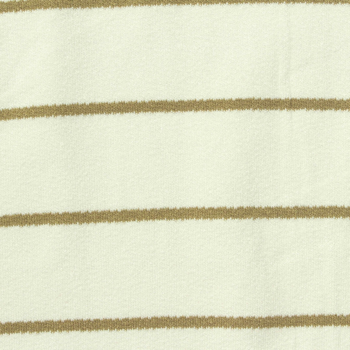 Khaki Horizontal-Stripe Jersey Knit, Viscose