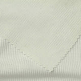Polyester Viscose Rib Knit Fabric, 160 gsm, 157 cm — White