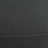 100% Polyester Interlock Knit Fabric, 300 gsm, 163 cm — Black