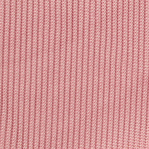 Polyester Stretch Rib Knit Fabric, 300 gsm, 130 cm — Pink