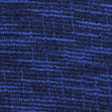 Blue Horizontal-Line Chunky Knit, Poly-Cotton