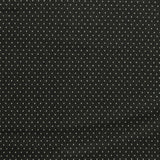 Jacquard 100% Polyester Scuba Knit Fabric, 230 gsm, 165 cm — Black