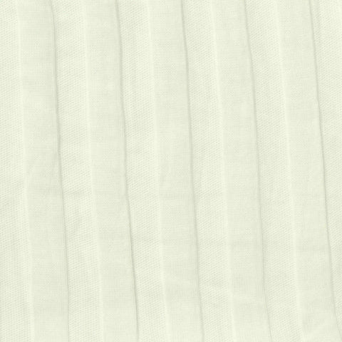 100% Cotton Rib Knit Fabric, 140 gsm, 130 cm — White