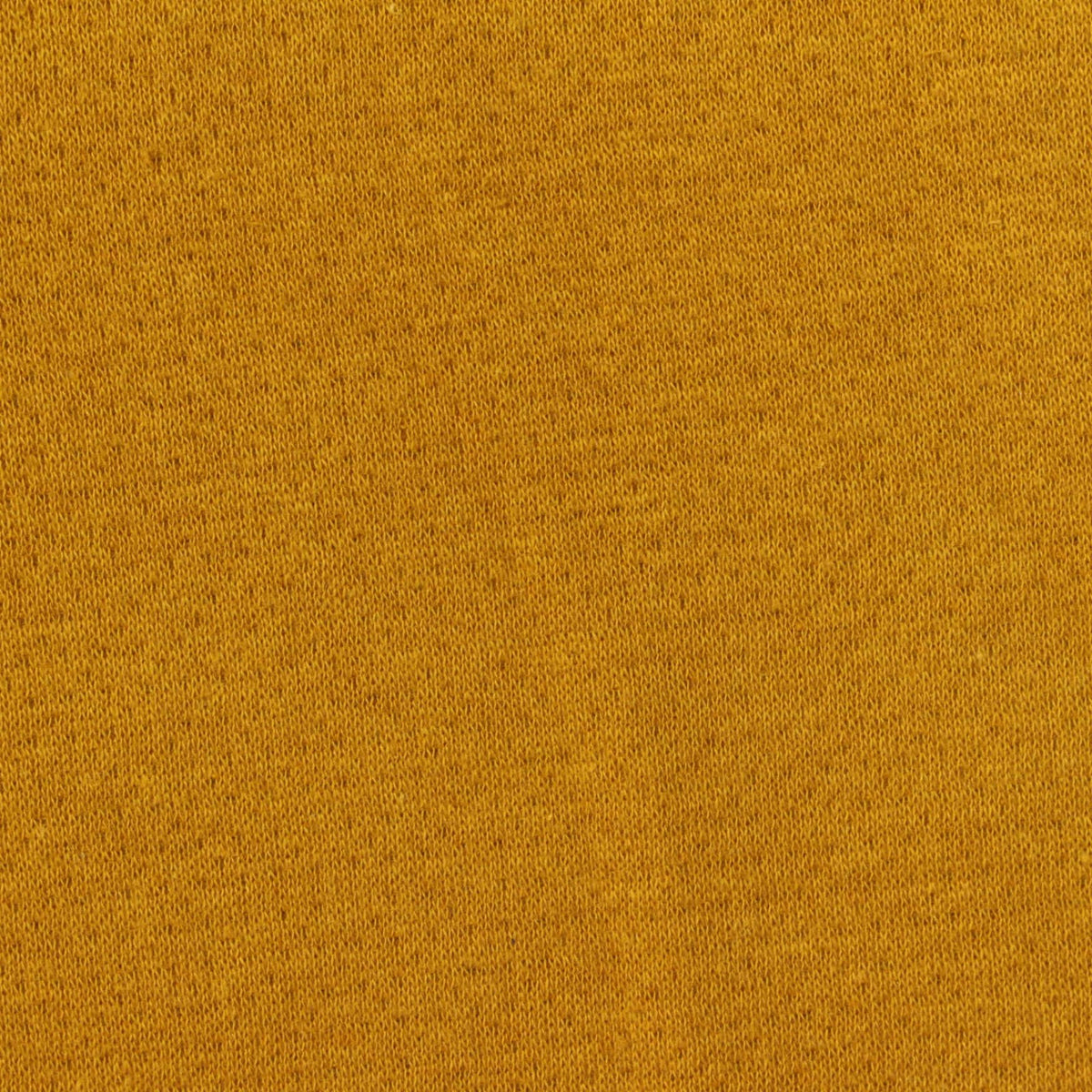 Mustard Marl Interlock Knit, Cotton-Poly