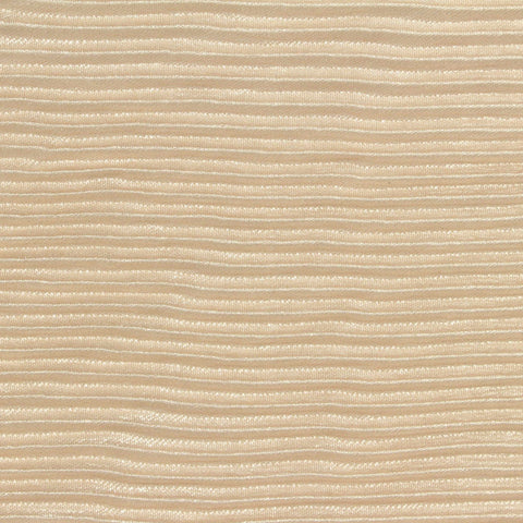 Light Beige Horizontal-Stripe Jersey Knit, Polyester