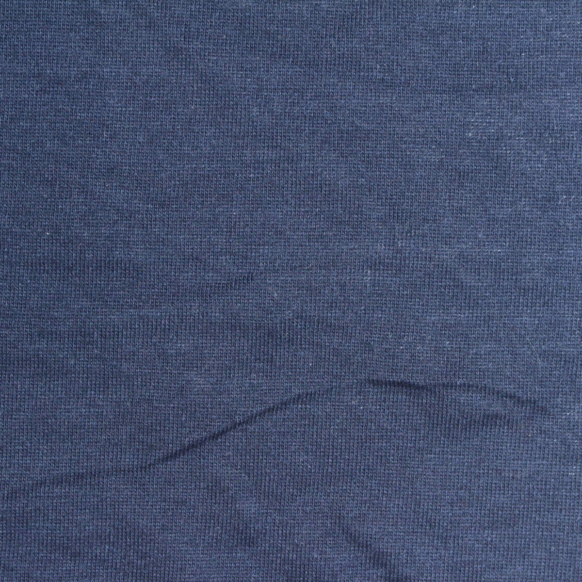Polyester Cotton Jersey Knit Fabric, 150 gsm, 160 cm — Navy