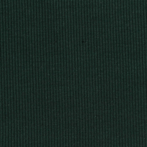 Cotton Polyester Stretch Rib Knit Fabric, 350 gsm, 120 cm — Green