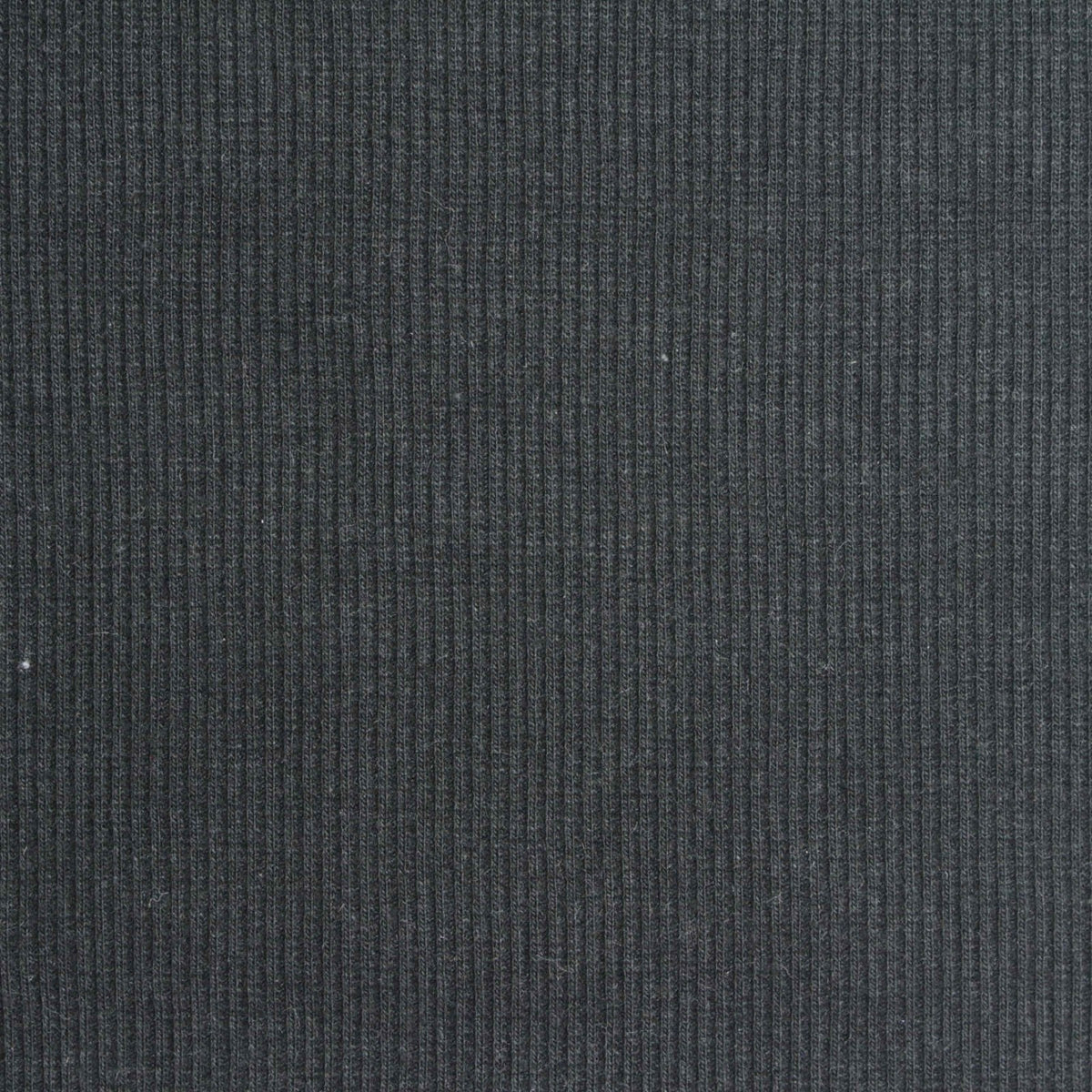 Polyester Cotton Stretch Rib Knit Fabric, 275 gsm, 120 cm — Grey, ref EF-260266