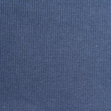 Polyester Cotton Stretch Rib Knit Fabric, 310 gsm, 110 cm — Blue