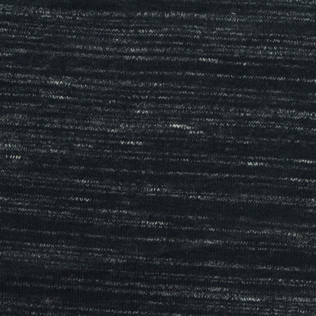 Dark Grey Marl Rib Knit, Cotton-Poly, 245 gsm