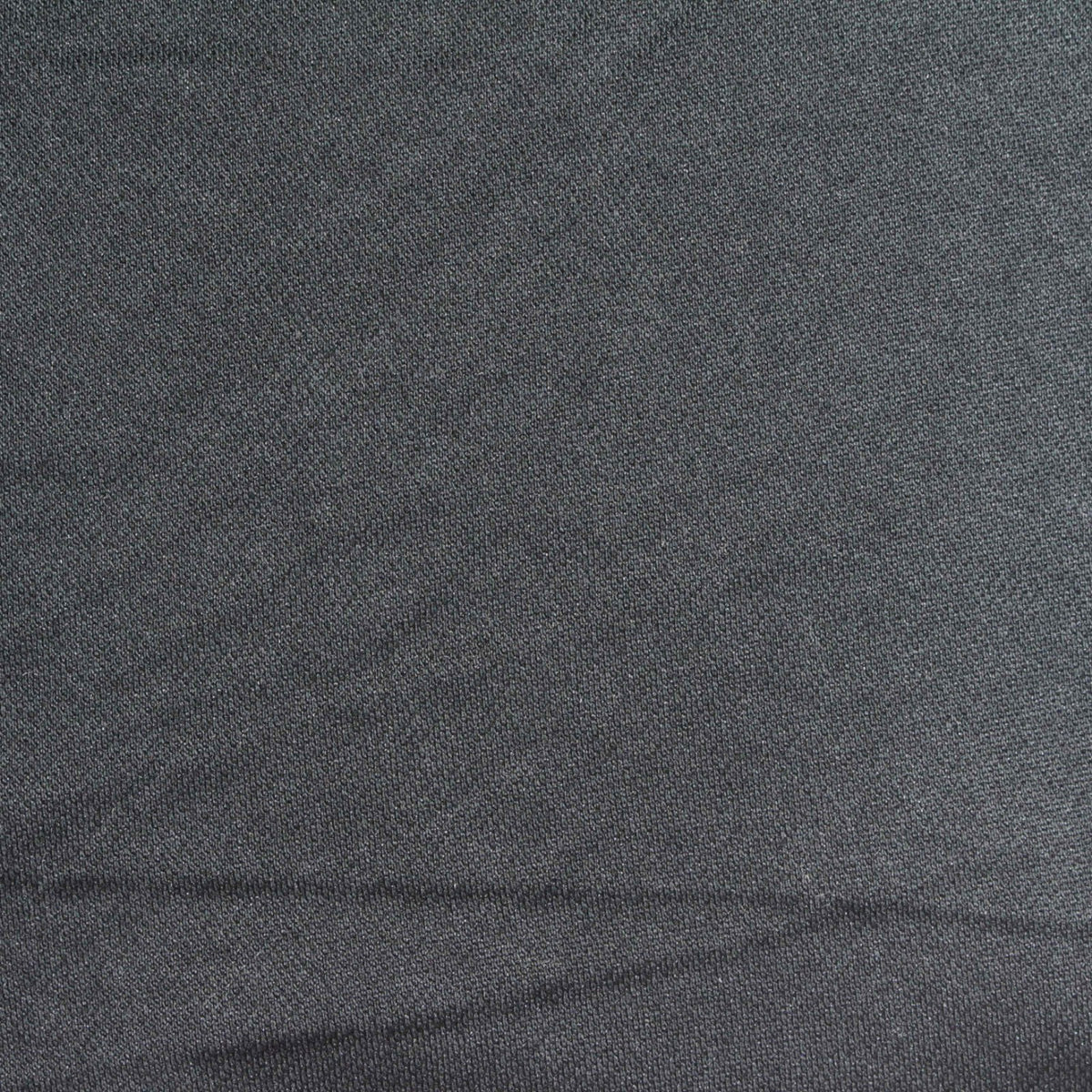 Dark Grey Marl Interlock Knit, Cotton-Poly, 155 gsm