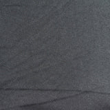 Dark Grey Marl Interlock Knit, Cotton-Poly