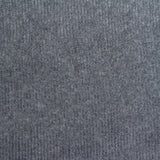 Polyester Stretch Rib Knit Fabric, 240 gsm, 125 cm — Grey