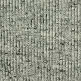 Light Grey Marl Rib Knit, Cotton-Poly — texture