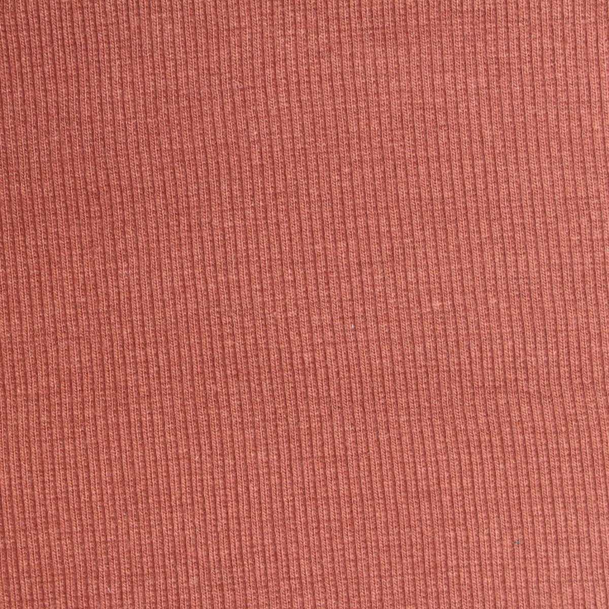 Cotton Polyester Stretch Rib Knit Fabric, 370 gsm, 120 cm — Orange
