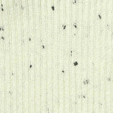 Cream Marl Rib Knit, Viscose-Poly — texture