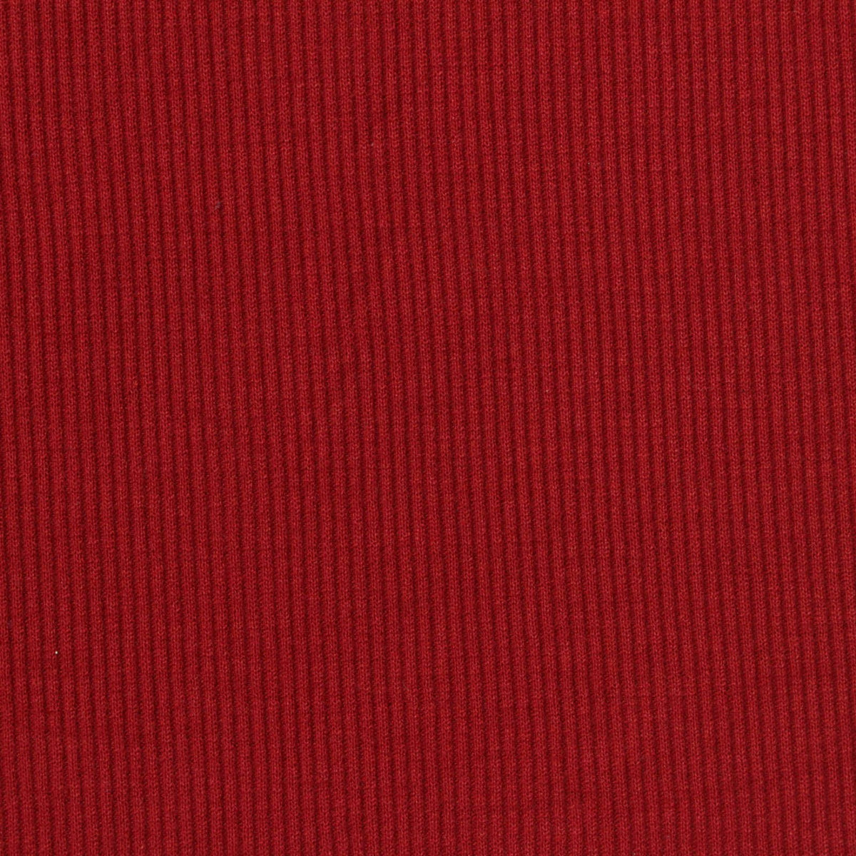 Polyester Viscose Stretch Rib Knit Fabric, 250 gsm, 110 cm — Red, ref EF-260299