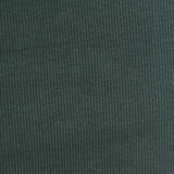 Cotton Stretch Rib Knit Fabric, 410 gsm, 110 cm — Green