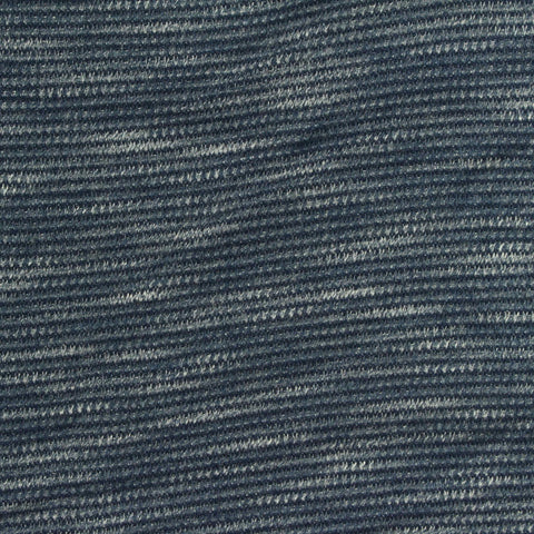 Dark Blue Marl Interlock Knit, Poly-Viscose, 260 gsm
