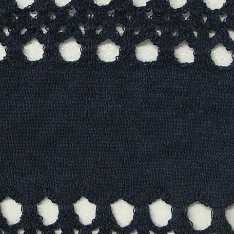 Navy Bands Mesh, Cotton