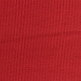 Polyester Cotton Stretch Rib Knit Fabric, 340 gsm, 115 cm — Red