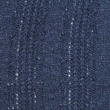 Dark Blue Marl Chunky Knit, Viscose-Poly — texture